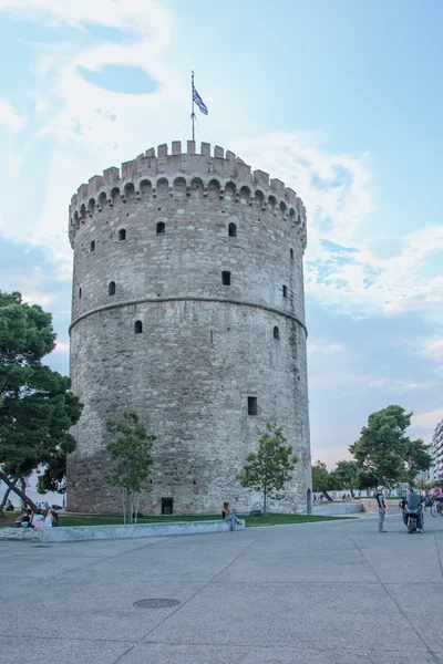 Thessalonikis vita torn — Stockfoto