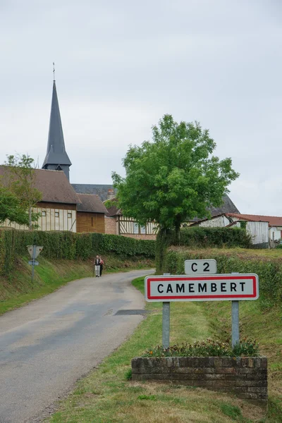 Vila francesa de Camembert — Fotografia de Stock