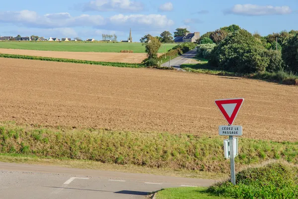 Landsbygden nära douarnenez — Stockfoto