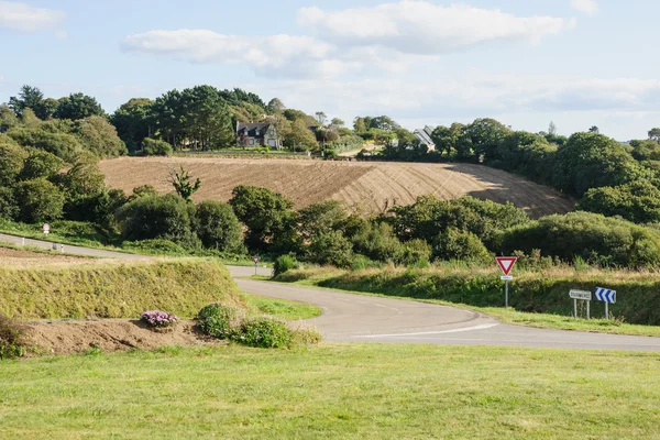 Campo perto de Douarnenez — Fotografia de Stock