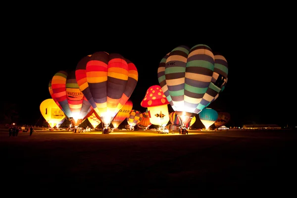 Balloons over Waikato — Stock Photo, Image