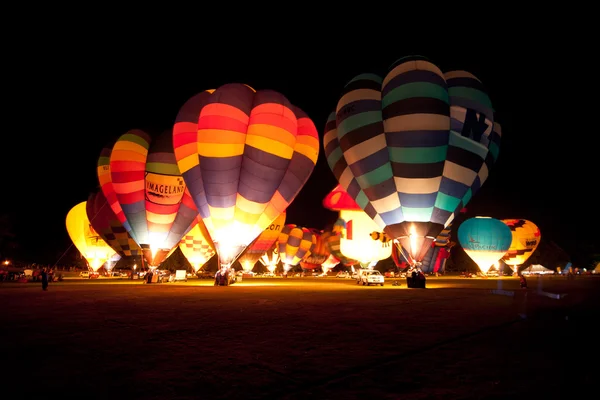 Balloons over Waikato — Stock Photo, Image