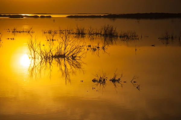 Nascer do sol no Mar Morto — Fotografia de Stock