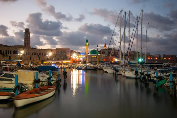 Acre fiskehamn — Stockfoto