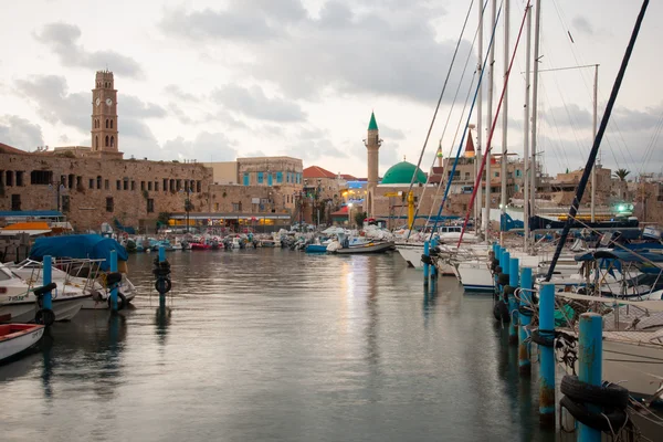 Acre vissershaven — Stockfoto