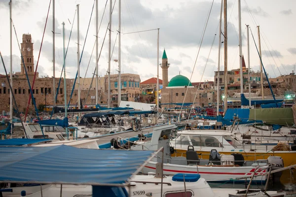 Acre fiskehamn — Stockfoto