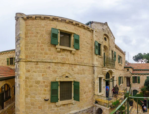 View Historic Tabor House Built 1882 Jerusalem Israel — Stock Photo, Image