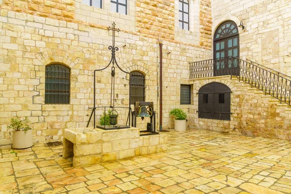 Jerusalem Israel November 2021 View Water Well Yard Monastery Saint — Stock Photo, Image