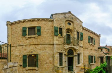 1882 'de Kudüs, İsrail' de inşa edilen tarihi Tabor Evi