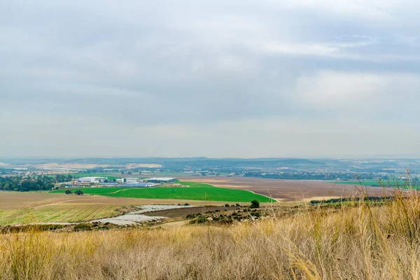 View Landscape Countryside Tel Gezer Foothills Judaean Mountains Central Israel — ストック写真