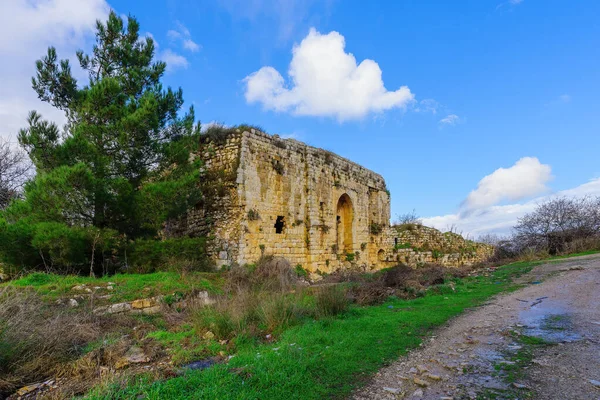 Kuzey Srail Deki Celile Panhandle Haçlı Seferi Nden Hunin Kalesi — Stok fotoğraf