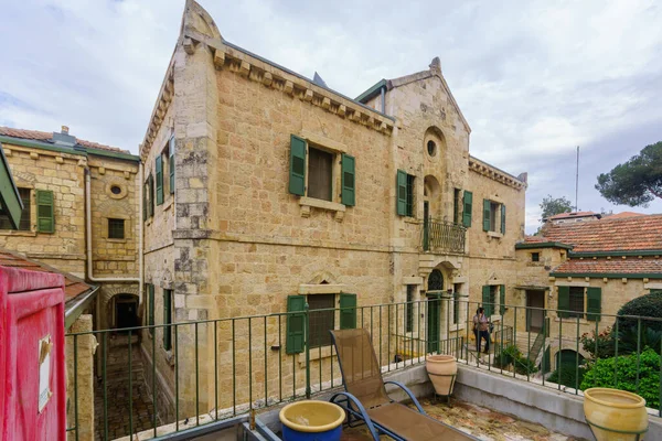 Jeruzalem Israël November 2021 Zicht Het Historische Tabor House Gebouwd — Stockfoto