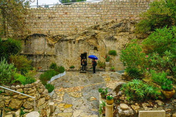 Jerusalén Israel Noviembre 2021 Vista Del Recinto Tumba Del Jardín — Foto de Stock