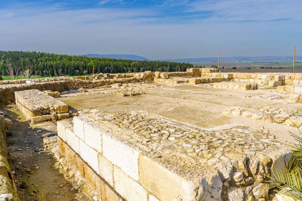 Tel Megiddo Ulusal Parkı, Kuzey İsrail 'deki antik arkeolojik kalıntıların ve manzaranın manzarası