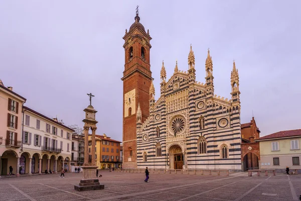 Monza Febbraio 2022 Veduta Della Cattedrale Duomo Basilica San Giovanni — Foto Stock