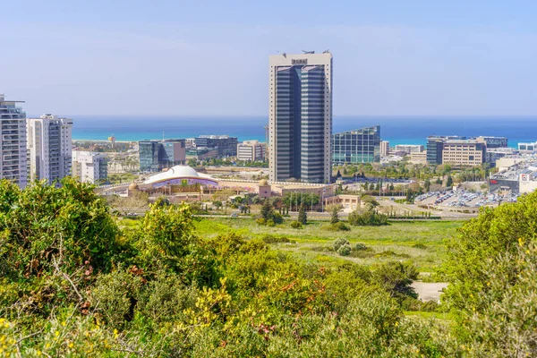 Haifa Israel April 2022 Blick Von Den Westhängen Des Mount — Stockfoto