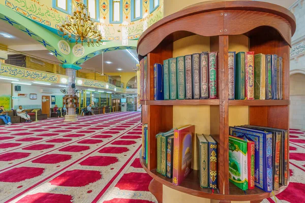 Tayibe Israël Avril 2022 Vue Mosquée Salah Din Intérieure Avec — Photo