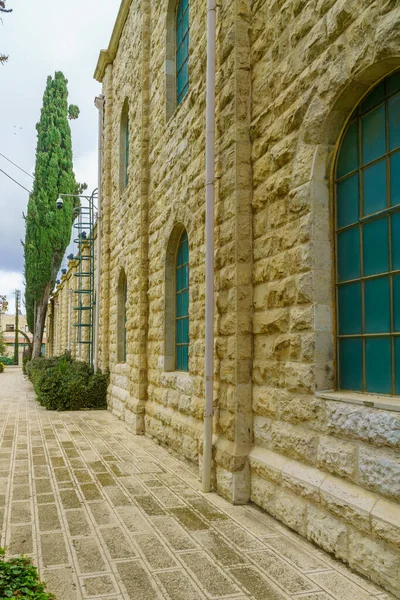 Blick Auf Das Historische Gebäude Des Ersten Kraftwerks Von Jerusalem — Stockfoto