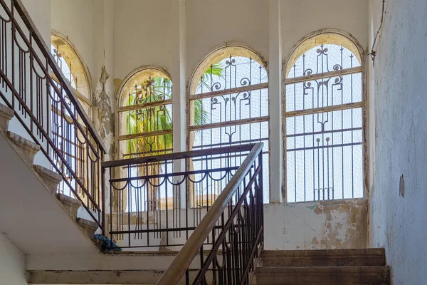 Haifa Israel May 2022 View Staircase Old Building Hadar Hacarmel — ストック写真