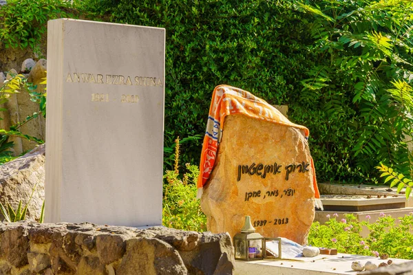 Tel Aviv Israel May 2022 View Historic Trumpeldor Cemetery Tombstones — Stock Photo, Image