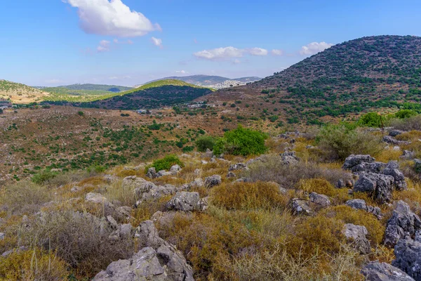 北イスラエルのカルミエルでのガリラヤ湖の風景 — ストック写真