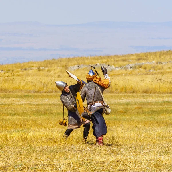 Lavi Israel July 2022 Reenactment 1187 Battle Horns Hattin Ayyubid — Stockfoto