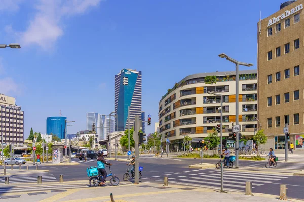 Tel Aviv Israel Maj 2022 Scene Yehuda Levi Street Med — Stockfoto