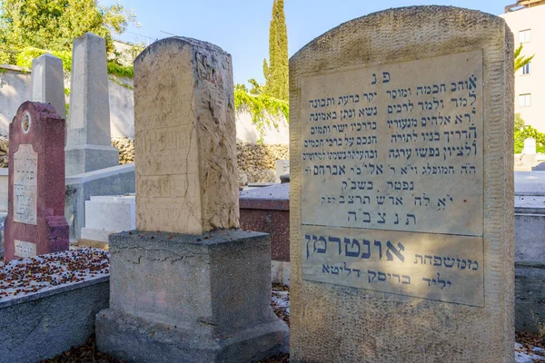 Tel Aviv Israel Mayo 2022 Vista Del Histórico Cementerio Trumpeldor — Foto de Stock