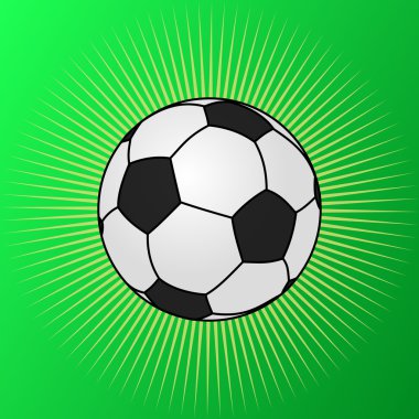 parlak yeşil çim sahada futbol