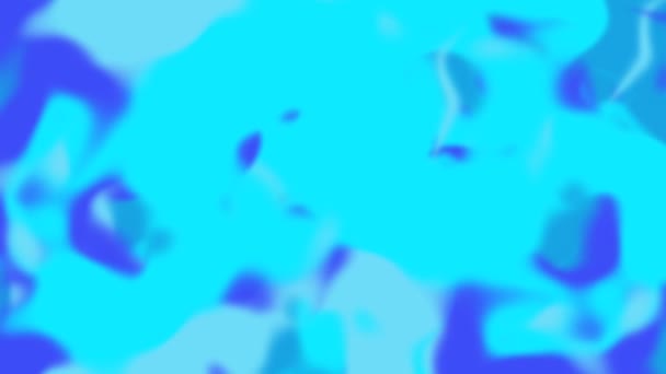 Animación Bucle Fondo Neón Azul Suave Movimiento Borroso Reapetabl Gradiente — Vídeos de Stock