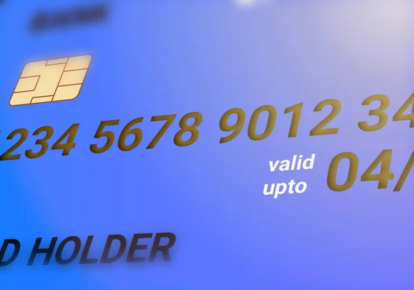 credit card in blur view with bright sun light. concept for banking and online shopping.