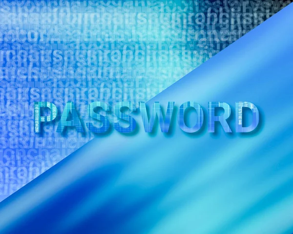 Digital Background Secure New Advanced Password Invention Concept Security Awareness — Fotografia de Stock