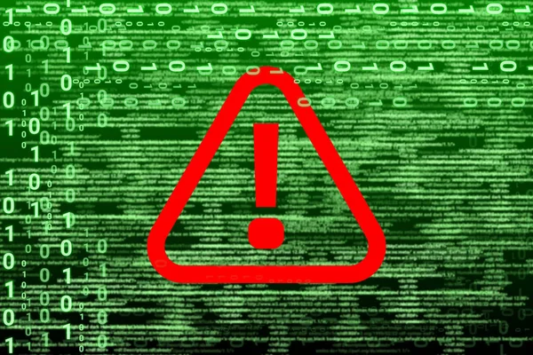 Error Digital Technology Bright Background Computer Code Futuristic Background Illustration — Stockfoto