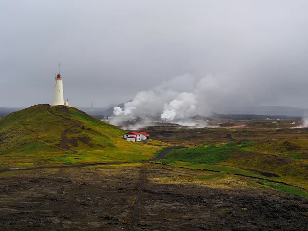 Centrale geotermica — Foto Stock