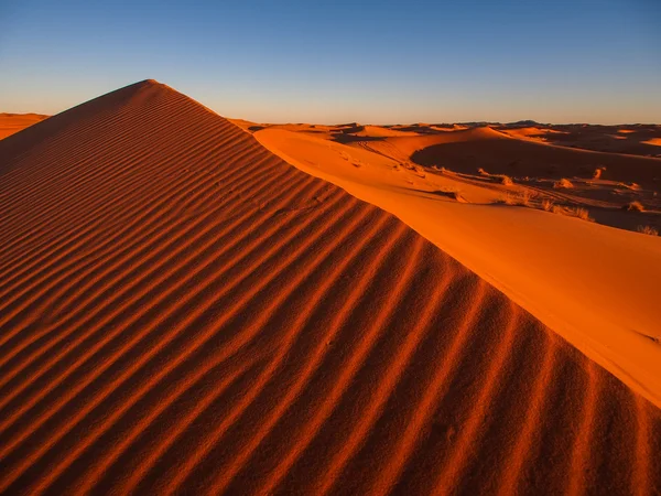 Dune di sabbia di Erg Chebbi — Foto Stock