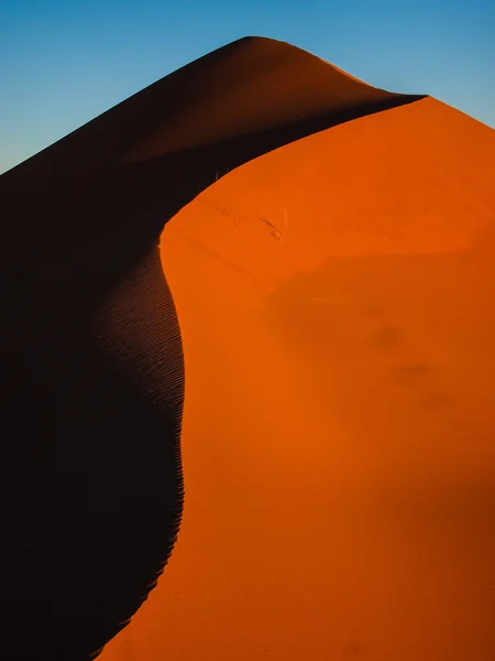 Písečné duny v erg chebbi — Stock fotografie