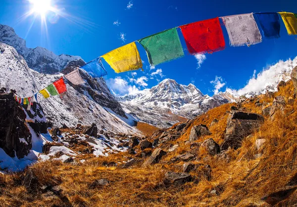 Região do Annapurna Himal — Fotografia de Stock