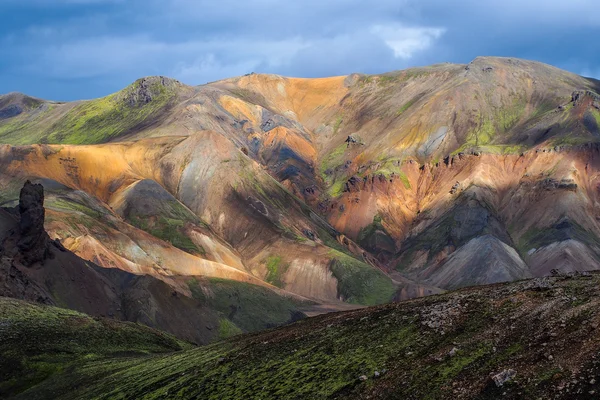 Landmannalaugar fjallabak doğa — Stok fotoğraf