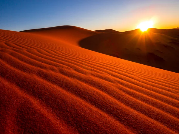 Песчаные дюны Эрг-Чебби — стоковое фото