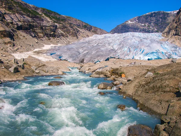 Nigardsbreen 氷河 — ストック写真