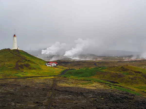 Geothermal field of Gunnuhver — Stock Photo, Image