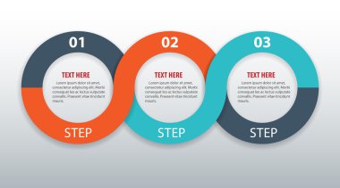 modern iş daire seçenekleri infographics. vektör çizim