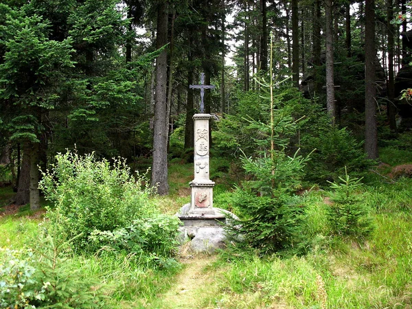 Calvary near the road — Stock Photo, Image