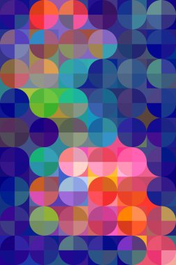 geometrik daire arka plan