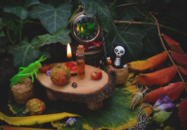 Mutlu Cadılar Bayramı. Cadılar Bayramı temalı bir minyatür