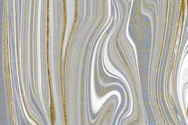 Mavi ve altın mermer desenli arka plan