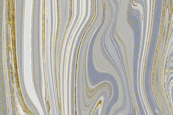 Blue Gold Marble Textured Background — Stock Photo, Image
