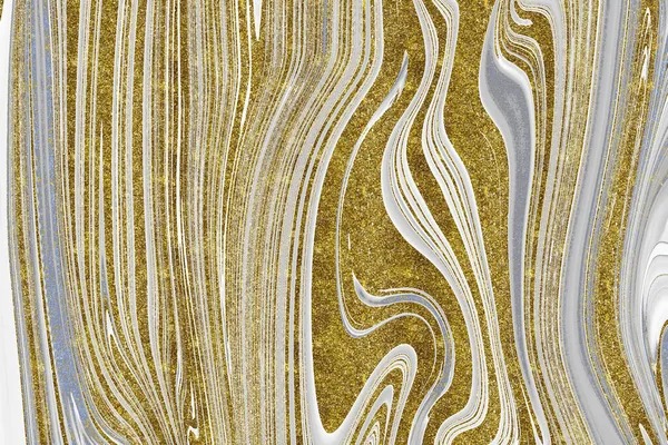 Niebieski Złoty Marmur Teksturowane Tło — Zdjęcie stockowe