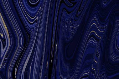 Altın kaplamalı koyu mavi mermer arka plan