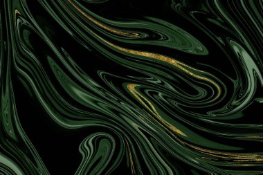 Altın ve yeşil mermer desenli arka plan tasarım kaynağı 